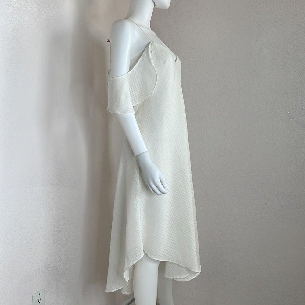 Silence & noise off white ruffle summer day dress - Picture 6 of 14